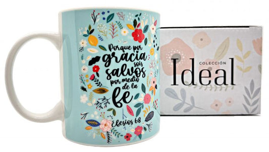 Taza Colección Ideal - Por Gracia Sois Salvos - The Perfect Gift