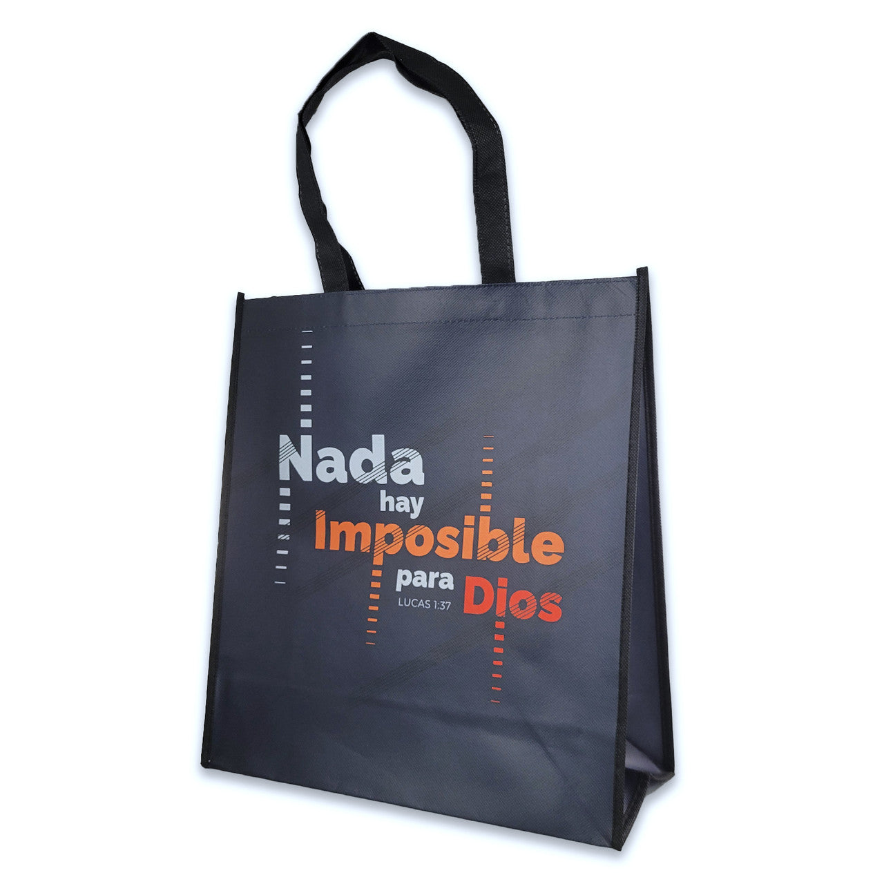 Bolsa Tote Bag Grande: Nada es imposible para Dios - The Perfect Gift