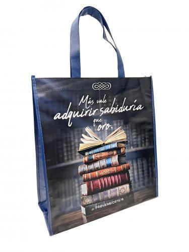 Bolsa Tote Bag Grande: Sabiduria, Proverbios 16:16 - The Perfect Gift