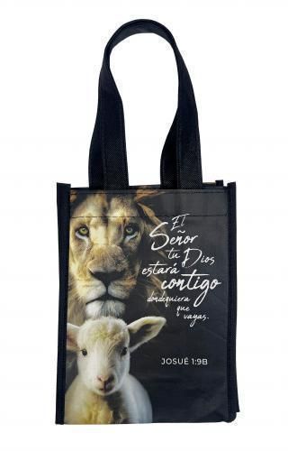 Bolsa Tote Bag Pequeño: El Senor Tu Dios Josue 1:9b - The Perfect Gift