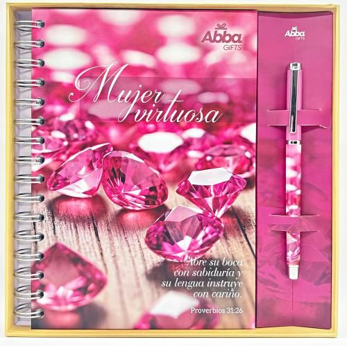 Set Libreta y Bolígrafo | Mujer Virtuosa | Proverbios 31:26 - The Perfect Gift