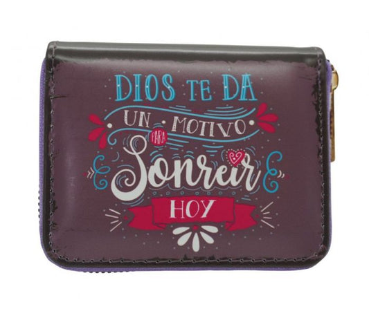 Billetera imitación piel. Dios te da un motivo - The Perfect Gift