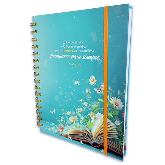 Journal Espiral con Elástico: La Palabra de nuestro Señor - The Perfect Gift