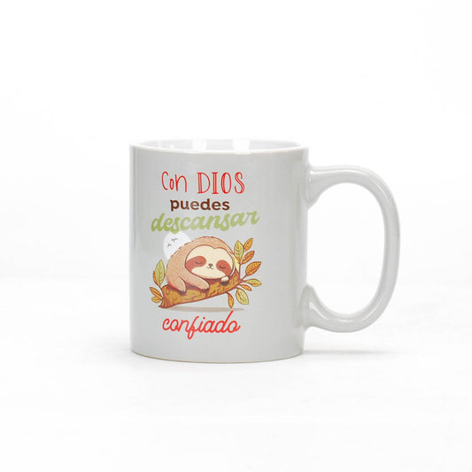 Taza Colección Comparte - Con Dios puedes Descansar Confiado - The Perfect Gift