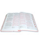 Biblia Letra Grande 12 puntos RV1960 imit piel Rosa Floral con índice - The Perfect Gift