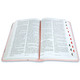 Biblia Letra Grande 12 puntos RV1960 imit piel Rosa Floral con índice - The Perfect Gift