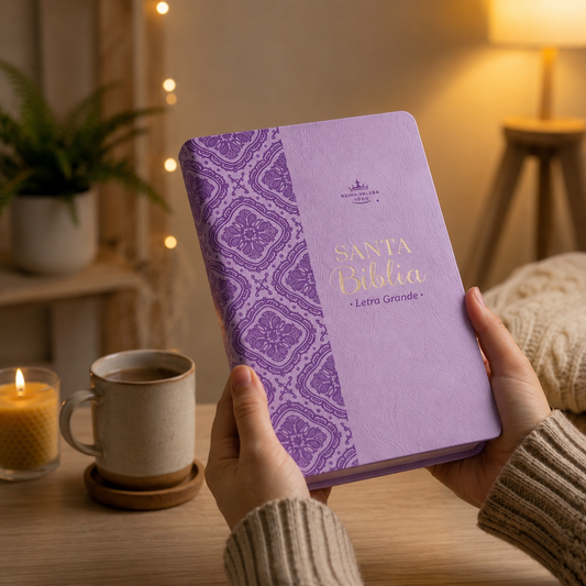 Biblia Obsequios y Premio Letra Grande Manual Lila Primor