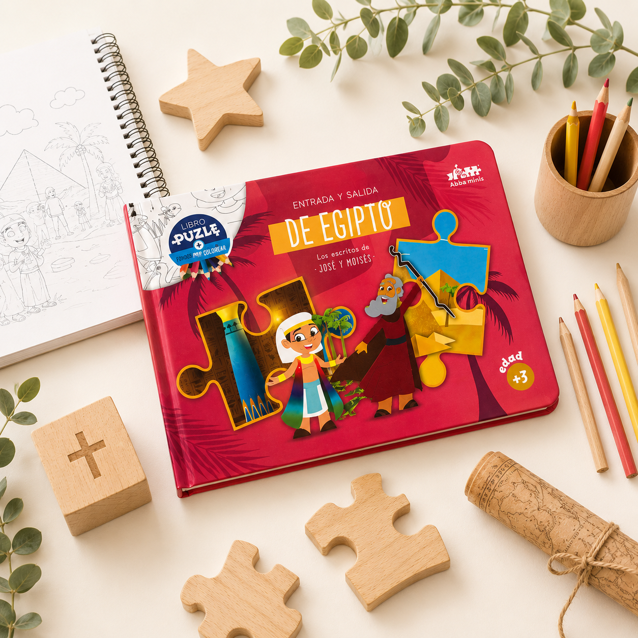 Libro Puzzle – Entrada y Salida de Egipto (José y Moisés)