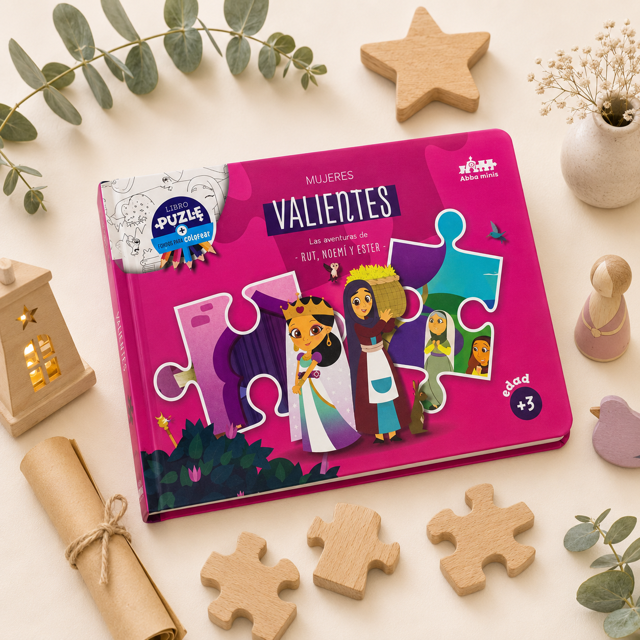 Libro Puzzle – Mujeres Valientes (Rut, Noemí y Ester)