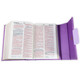 Biblia Cartera con Broche Magnético Compacta RV1960, imit piel Morado con asa de mano - The Perfect Gift