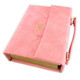 Biblia Cartera con Broche Magnético Compacta RV1960, imit piel Coral con asa de mano - The Perfect Gift