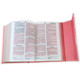 Biblia Cartera con Broche Magnético Compacta RV1960, imit piel Coral con asa de mano - The Perfect Gift