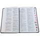 Biblia Letra Grande 12 puntos RV1960, imit piel negro León/Cruces con índice - The Perfect Gift