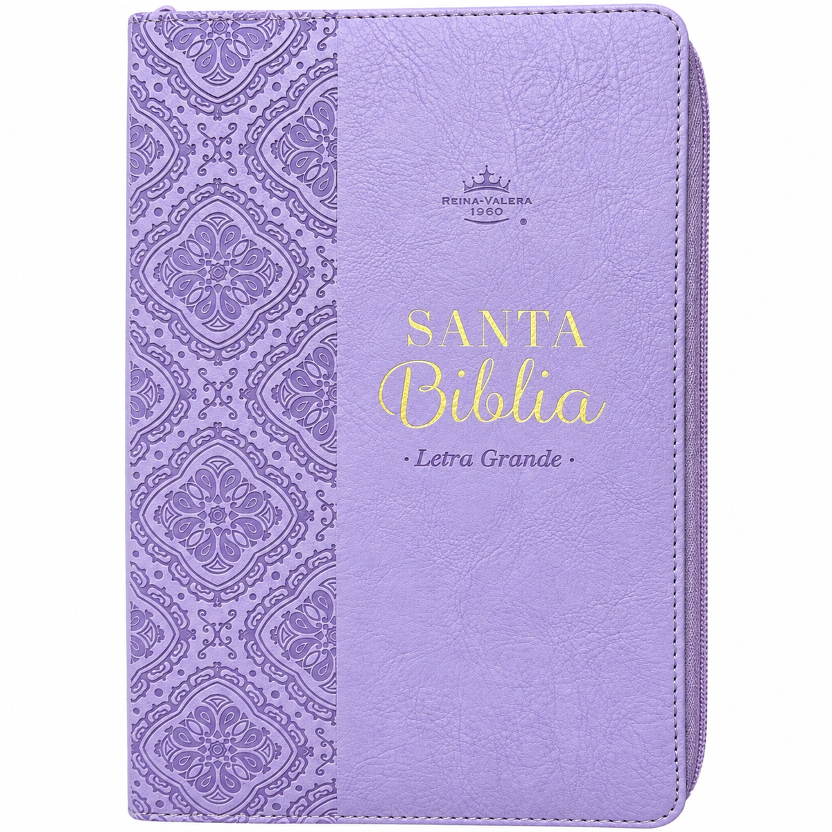 Biblia RVR60 de Obsequios y premios Lila Primor con cierre