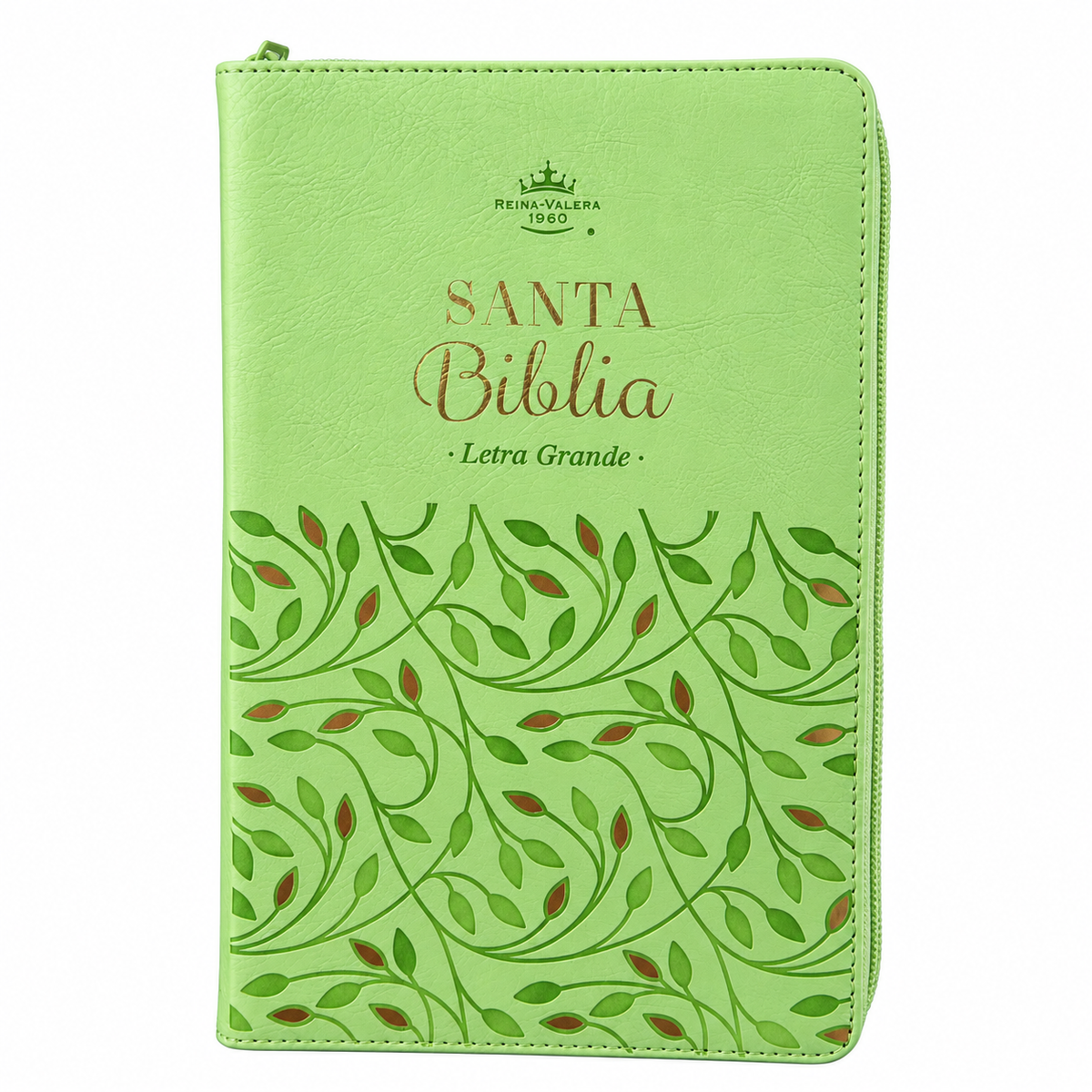 Biblia RVR60 de Obsequios y premios Verde Olivo con cierre