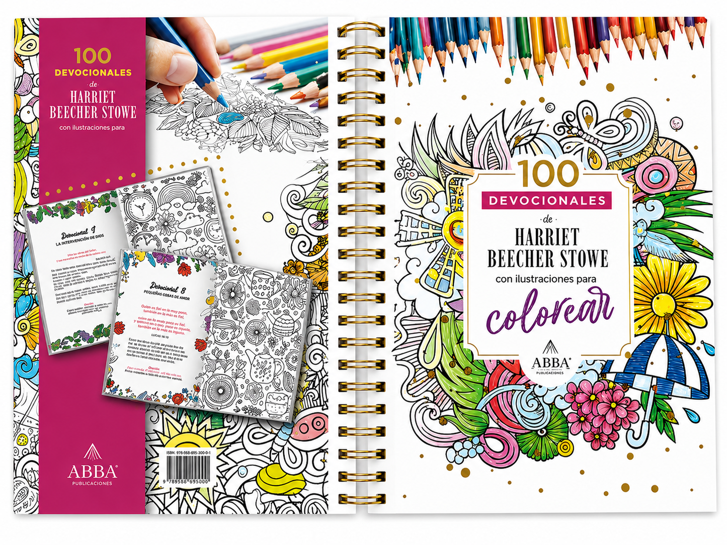100 devocionales para colorear: Harriett Beecher Stowe - The Perfect Gift