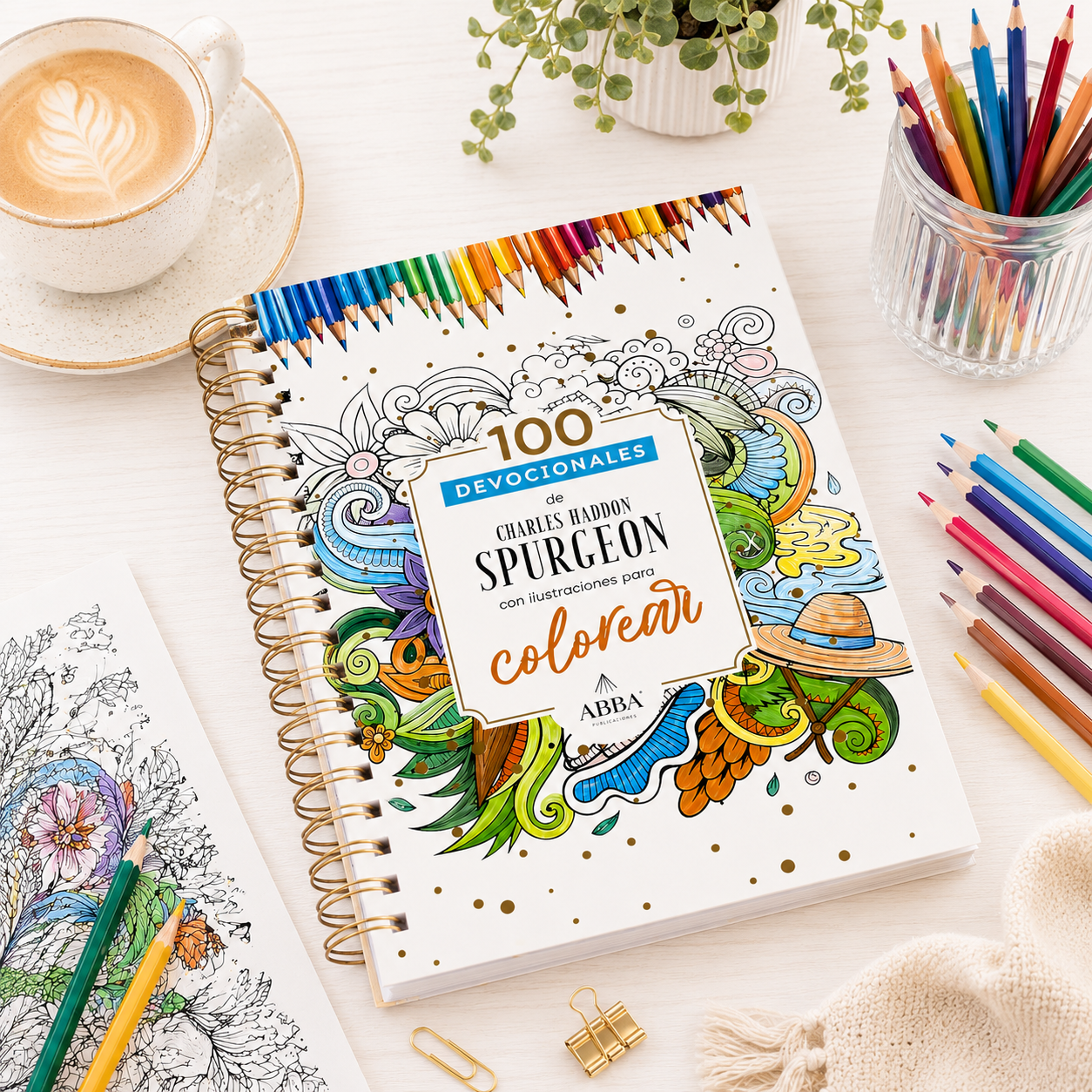 100 devocionales para colorear: Charles Haddon Spurgeon - The Perfect Gift