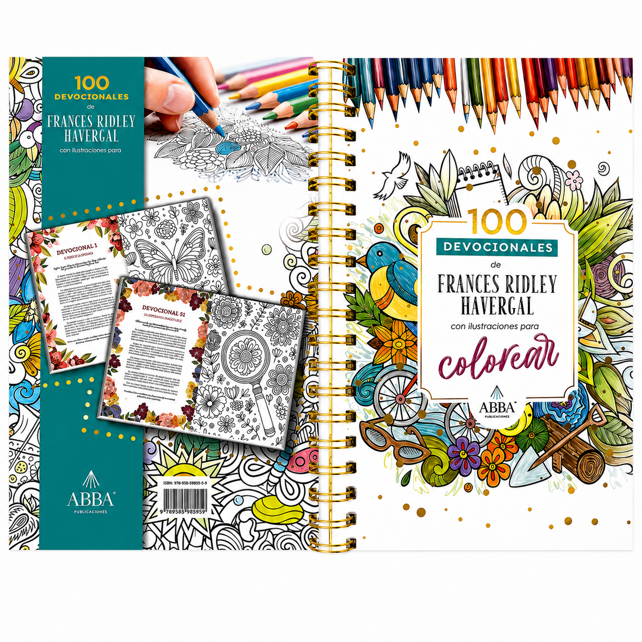 100 devocionales para colorear: Frances Ridley Havergal - The Perfect Gift
