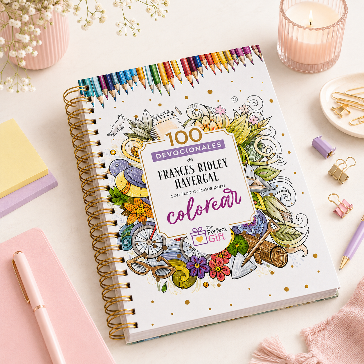 100 devocionales para colorear: Frances Ridley Havergal - The Perfect Gift