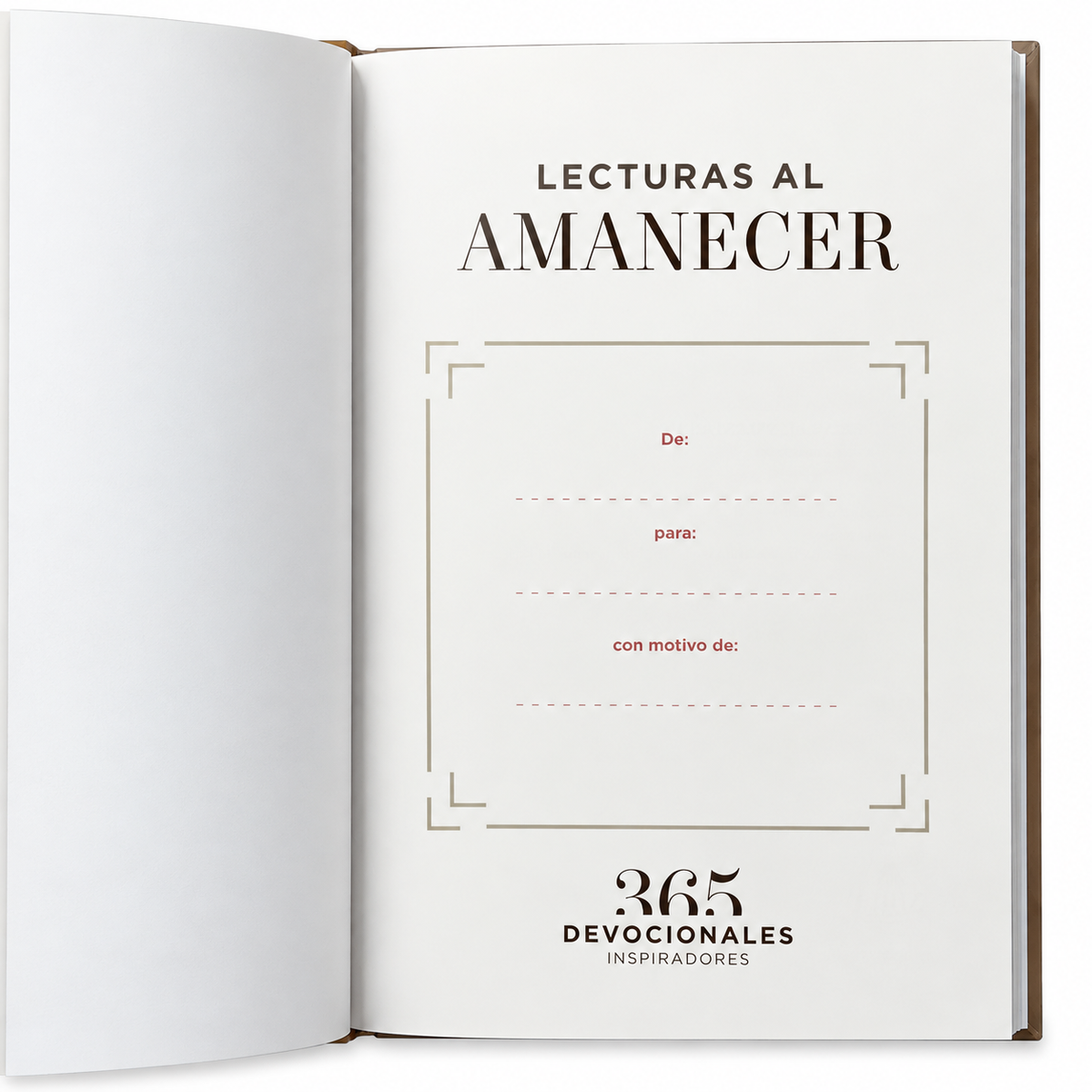 Lecturas al Amanecer. 365 devocionales C.H.Spurgeon