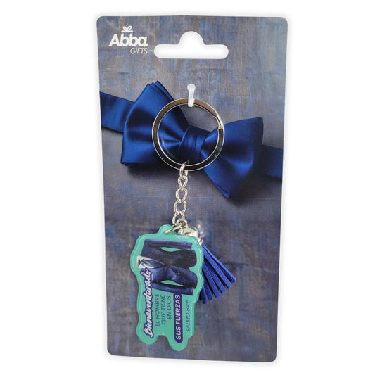 Llavero acrílico con Tassel. Bienaventurado - The Perfect Gift