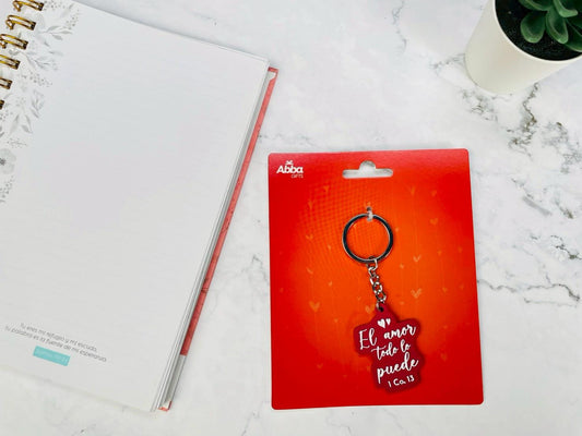 Llavero Caucho | El Amor todo lo Puede - The Perfect Gift