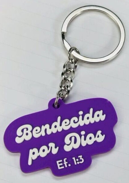 Llavero Caucho | Bendecida Por Dios - The Perfect Gift