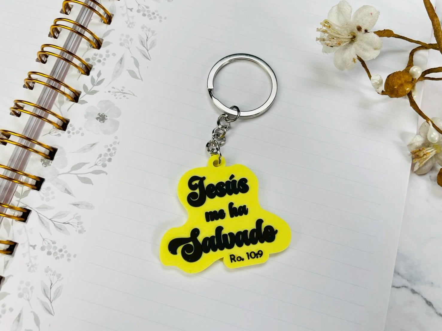 Llavero Caucho | Jesus me ha Salvado - The Perfect Gift