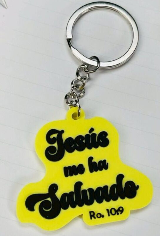 Llavero Caucho | Jesus me ha Salvado - The Perfect Gift