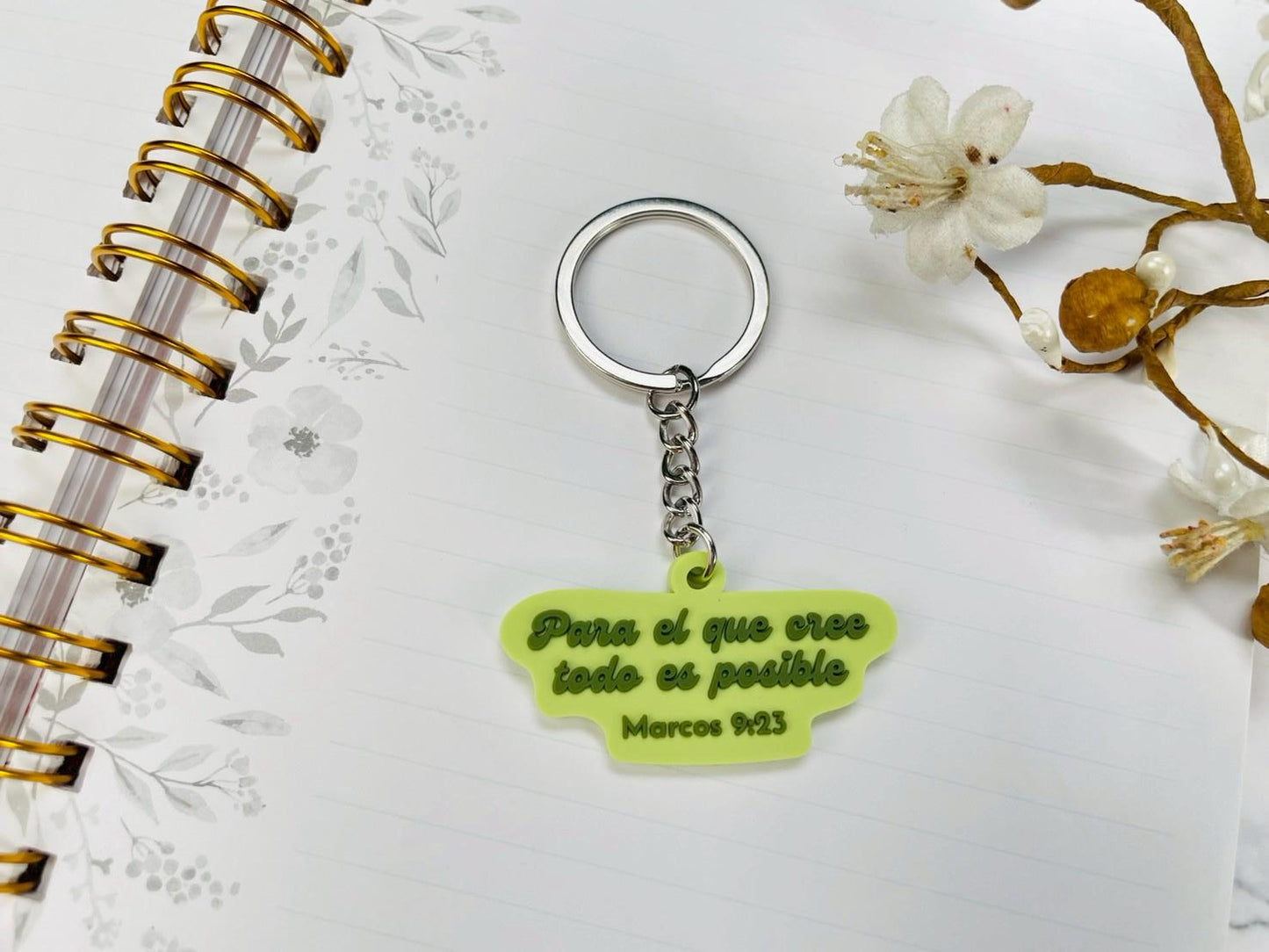 Llavero Caucho | Para el que Cree todo es Posible - The Perfect Gift