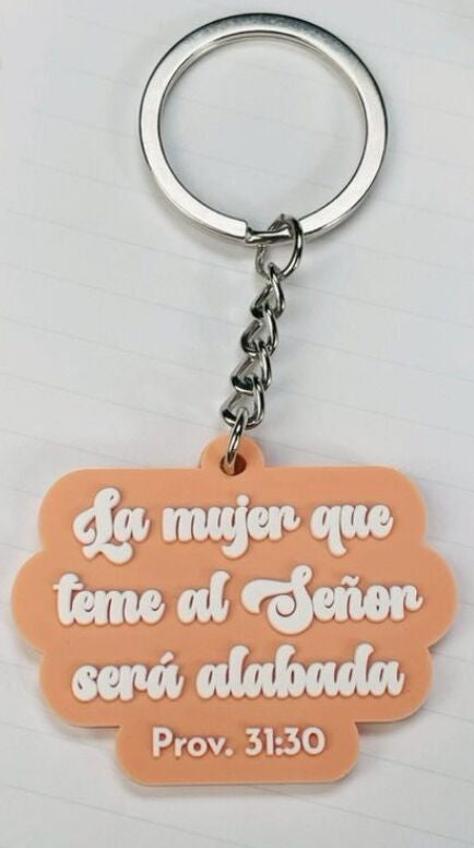 Llavero Caucho | La Mujer que Teme al Señor - The Perfect Gift