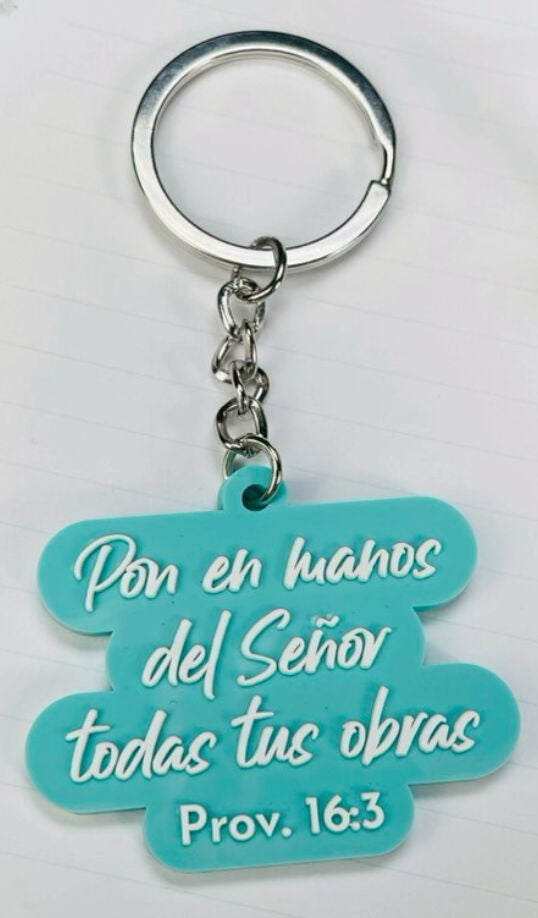 Llavero Caucho | Pon en manos del Señor - The Perfect Gift