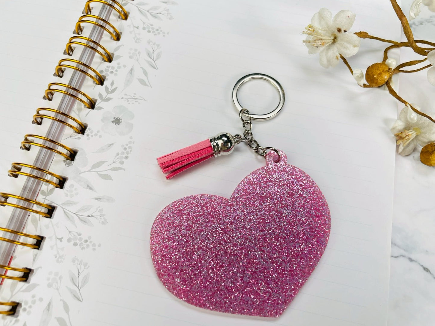 Llavero Caucho con Brillantina | Confia en el Señor - The Perfect Gift