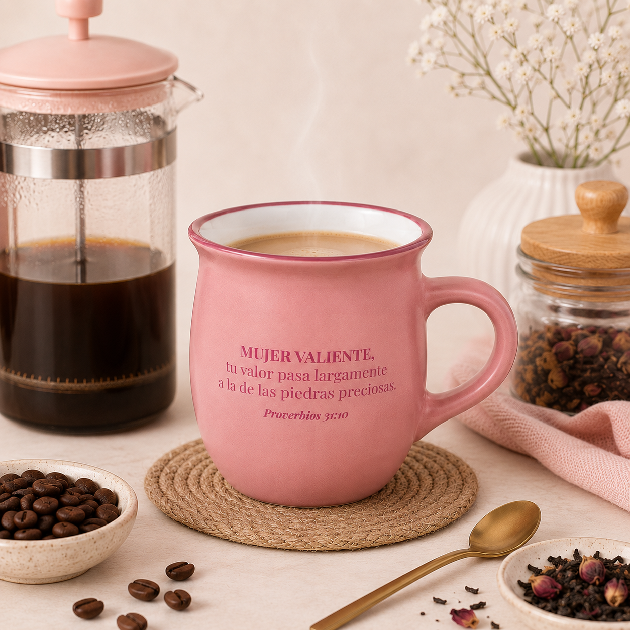 Taza Colección Victoria. Mujer valiente. Prov 31:10