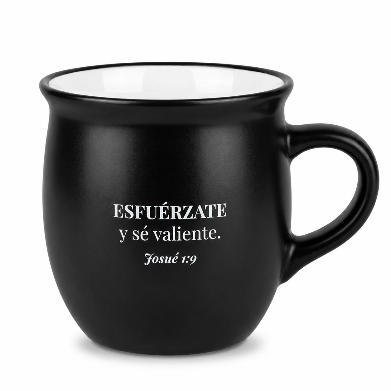 Taza Colección Victoria. Esfuérzate y sé valiente. Josue 1:9