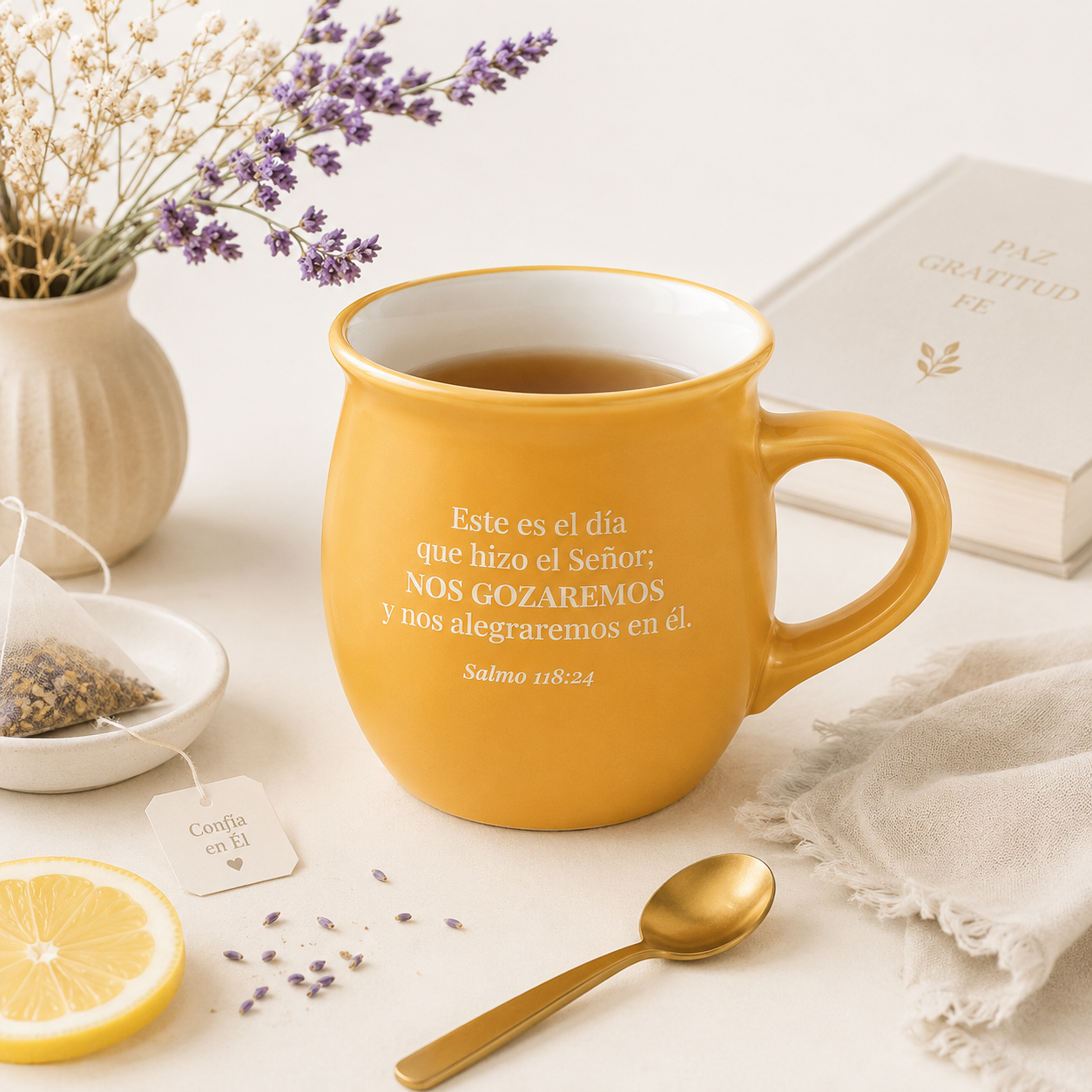 Taza Colección Victoria. Este es el día. Salmo 118:24