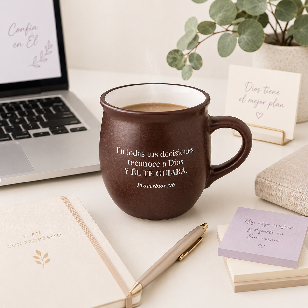 Taza Colección Victoria. En todas tus decisiones. Prov 3:6