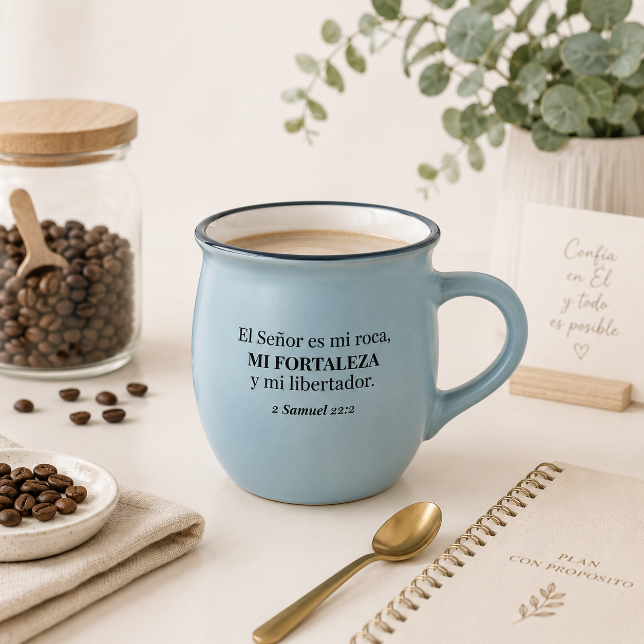 Taza Colección Victoria. El Señor es mi roca. 2 Samuel 22:2