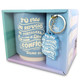 Pack Taza 14 Oz + llavero de caucho. Tu eres mi refugio - The Perfect Gift
