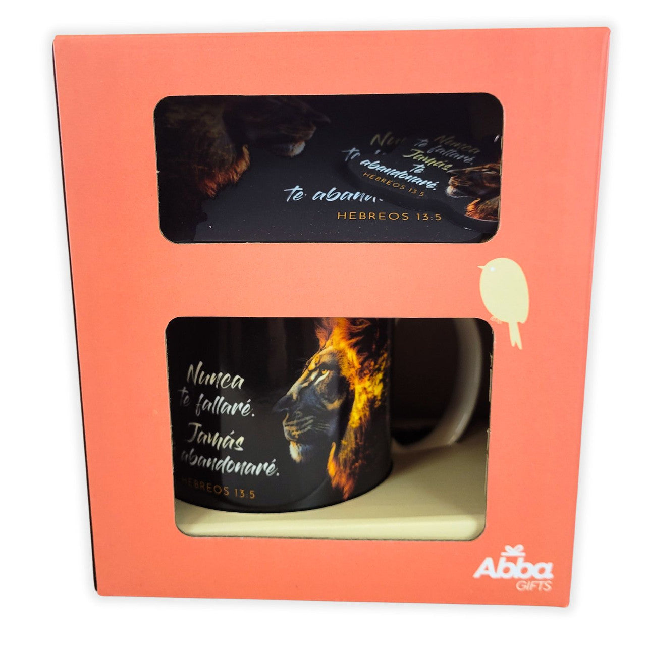 Pack Taza, Llavero, y Posavasos / Nunca te fallaré - Hebreos 13:5 - The Perfect Gift