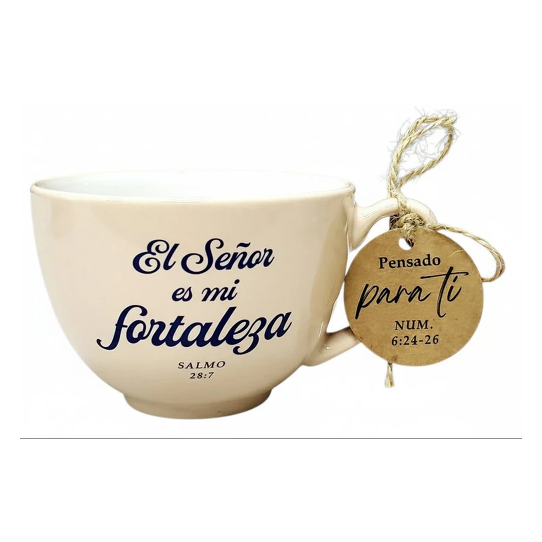 Taza Colección Renuevo. El Señor es mi fortaleza - The Perfect Gift