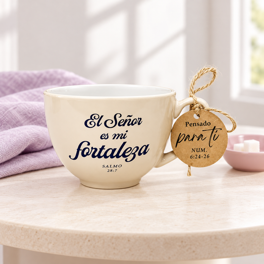 Taza Colección Renuevo. El Señor es mi fortaleza - The Perfect Gift