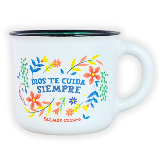 Taza Pequeñas Bendiciones / Dios te cuida siempre - Salmos 121:4-8 - The Perfect Gift