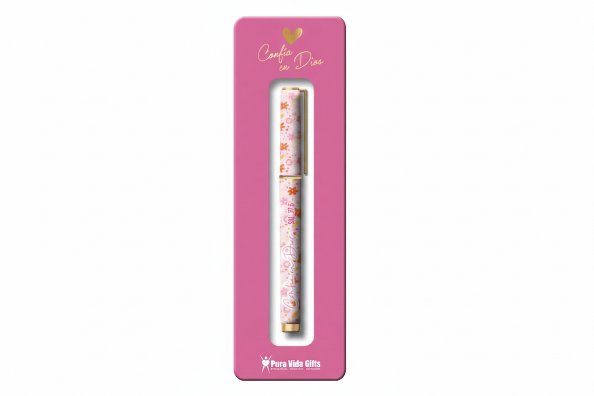 Boligrafo en caja - Confia en Dios - The Perfect Gift