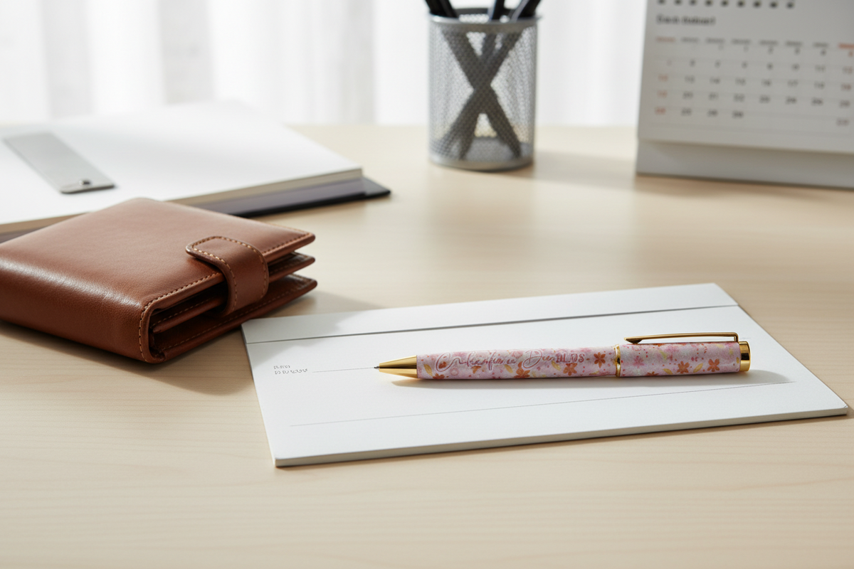 Boligrafo en caja - Confia en Dios - The Perfect Gift