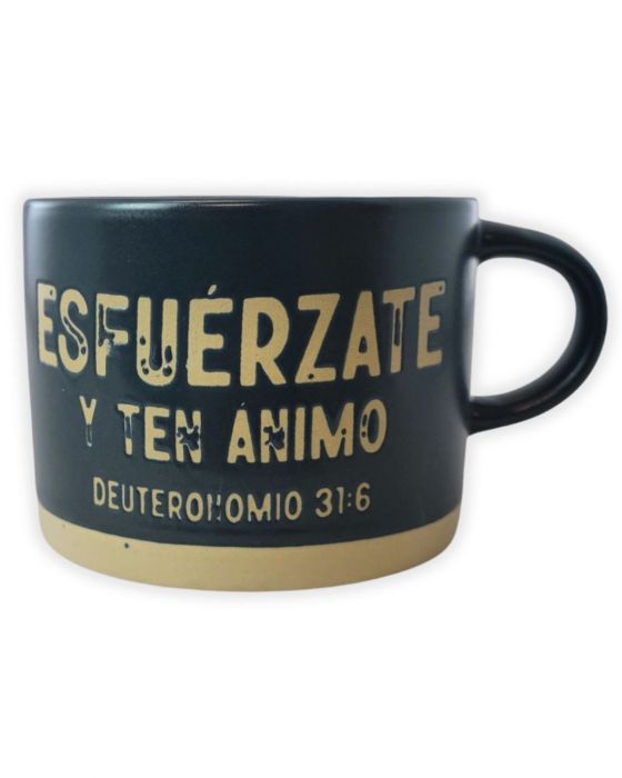 Taza 14 OZ Roca Firme. Esfuérzate y ten ánimo - The Perfect Gift