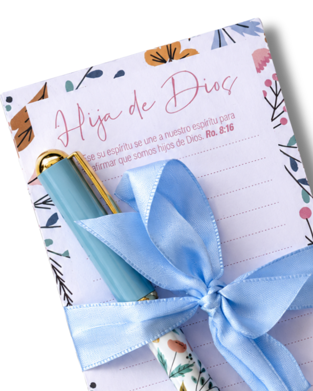 Notepad y Boligrafo- Hija de Dios - The Perfect Gift