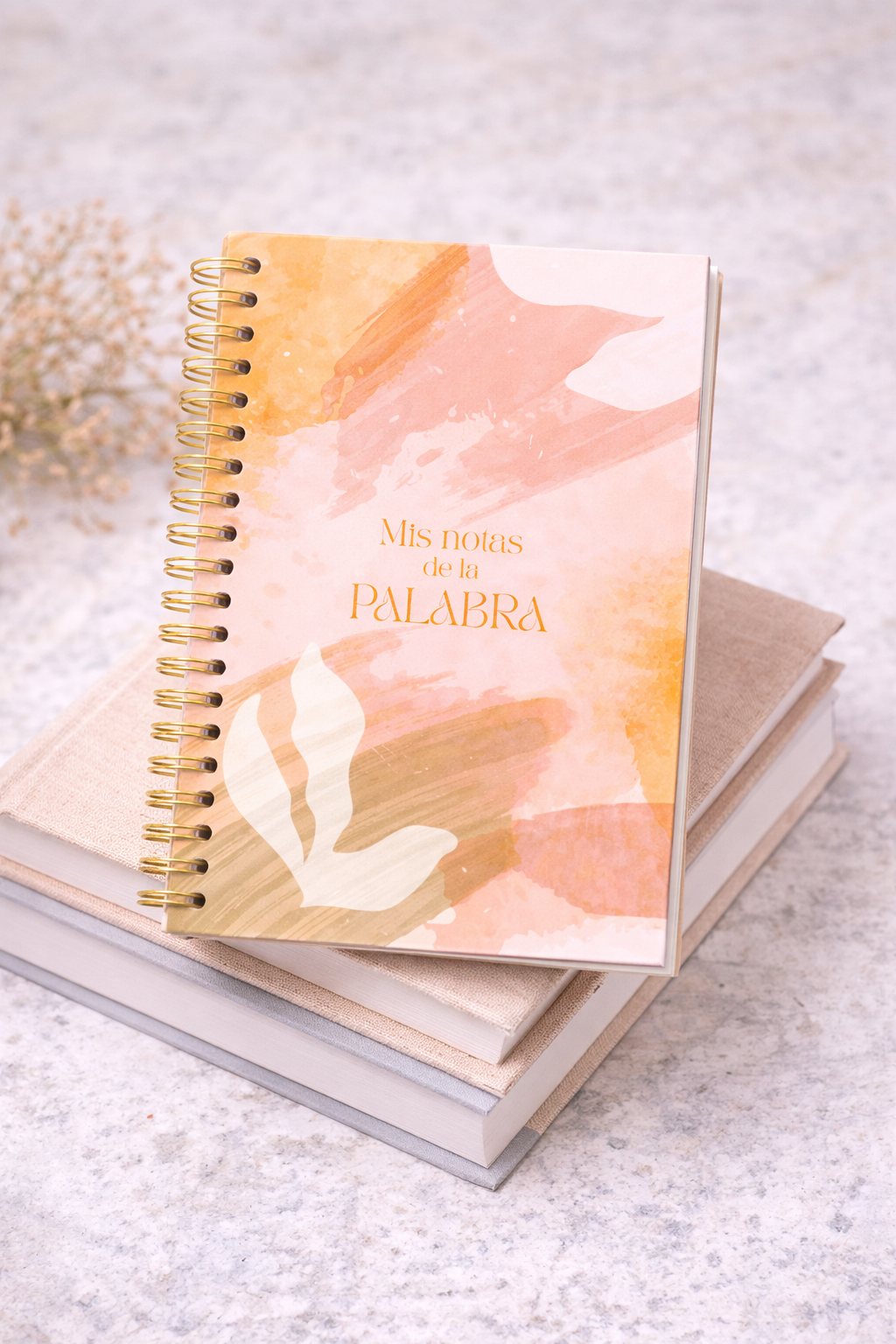 Libreta para Notas - Mis notas de la palabra - PEACH - The Perfect Gift