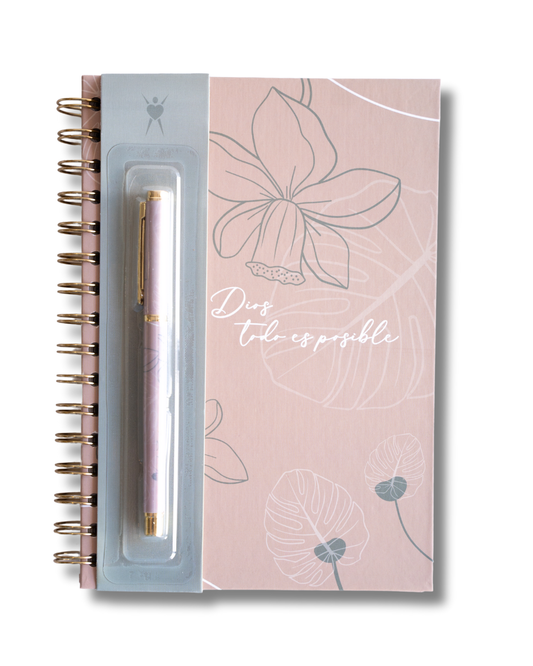 Set Journal & Bolígrafo | Con Dios todo es posible - The Perfect Gift