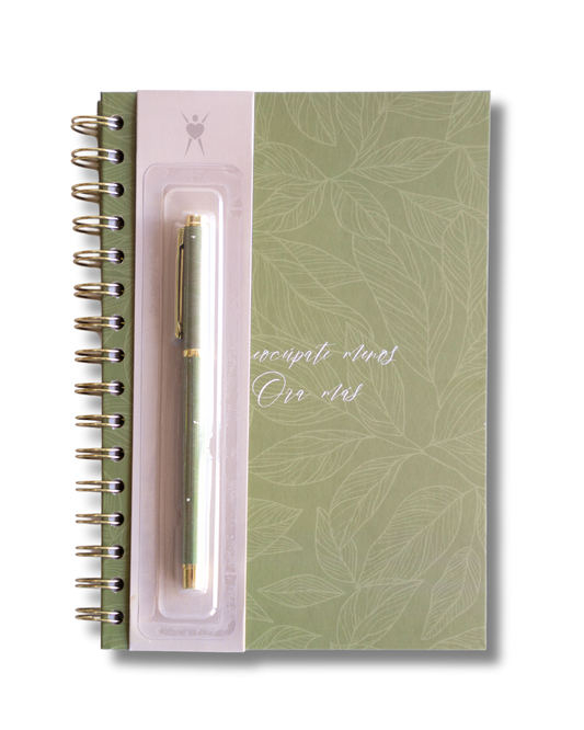 Set Journal & Bolígrafo | Preocúpate menos ora más - The Perfect Gift